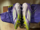 梅西足球鞋F50男女FG長(cháng)釘無(wú)鞋帶AG短釘TF碎釘兒童學(xué)生訓練球鞋 夢(mèng)幻紫長(cháng)釘【賽訓必備】 41 曬單實(shí)拍圖