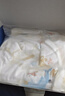 babycare初生嬰兒超輕暖花瓣抱被產(chǎn)房新生兒包被鯨魚(yú)奇遇-薄夾棉-88*90cm 曬單實(shí)拍圖
