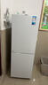 美的（Midea）190/191 雙開(kāi)門(mén)二門(mén)節能耐用出租房可冷藏冷凍兩用小巧省空間小戶(hù)型不占地低溫補償家用宿舍冰箱 【雙門(mén)】MR-190E 曬單實(shí)拍圖