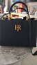 HR赫蓮娜包包女包頭層牛皮手提包女單肩包上班通勤斜挎包女生日禮物 曬單實(shí)拍圖
