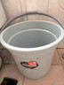 福愛(ài)家20L大號加厚提水桶洗衣桶塑料儲水桶洗澡桶拖把桶洗車(chē)桶泡腳桶 曬單實(shí)拍圖