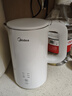 美的（Midea）電熱水壺燒水壺家用養生自動(dòng)斷電沖奶一體恒溫壺食品304不銹鋼1500W速熱1.5升大容量 SH15X301 曬單實(shí)拍圖