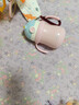 FGA富光兒童保溫杯寶寶幼兒園吸管鴨嘴學(xué)飲杯316L不銹鋼喝水壺杯子粉 曬單實(shí)拍圖