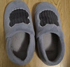 京東京造家居包腳棉拖鞋冬季室內防臭防滑保暖厚底踩屎感男款 灰色42-43 曬單實(shí)拍圖