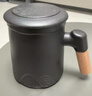 京東京造茶杯便攜式黑陶茶泡茶壺茶杯功夫茶具辦公杯隨身茶壺容量400ml 曬單實(shí)拍圖
