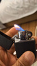 ZIPPO打火機之寶防風(fēng)煤油 黑裂漆-經(jīng)典商標 生日禮物送男友 含油套裝 曬單實(shí)拍圖