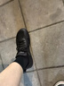 匹克態(tài)極舒行赤足鞋男通勤鞋春春防水皮面休閑鞋寬楦健身訓練鞋 全黑 42 曬單實(shí)拍圖