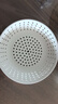維艾（Newair）陶瓷蒸盤(pán)餃子盤(pán)蒸包子蒸海鮮瀝水盤(pán)圓形多孔蒸格蒸籠水果盤(pán)微波爐 曬單實(shí)拍圖
