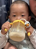 貝親水杯 兒童水杯牛奶杯 寶寶喝水喝奶PPSU學(xué)飲杯吸管杯 熊貓系列 牛奶杯-香蕉牛奶黃 330ml 曬單實(shí)拍圖