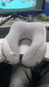 名創(chuàng  )優(yōu)品（MINISO）記憶棉u型枕護頸枕旅行便攜靠枕長(cháng)途出行脖枕辦公室午睡枕神器 曬單實(shí)拍圖