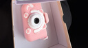 活石（LIVING STONES）兒童相機照相機7-14歲3-6高清數碼拍照玩具女孩生日禮物12歲 粉128G丨9600w雙攝+全包硅膠+禮盒 學(xué)生迷你相機新年禮物兒童節給女生 曬單實(shí)拍圖
