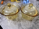 康寧（VISIONS）玻璃燉盅450ml*2瓦罐燉煮帶蓋蒸蛋羹碗一人一盅可加熱耐高溫 曬單實(shí)拍圖
