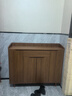 眾淘實(shí)木鞋柜家用門(mén)口入戶(hù)門(mén)玄關(guān)收納柜一體靠墻2026新款樓道走廊鞋架 店長(cháng)推薦【15實(shí)木芯板】120*34*102檀木色 | 約24-28雙 送貨上門(mén)-自行安裝 曬單實(shí)拍圖