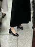 COSMICKISS職業(yè)女鞋工作單鞋空乘高跟鞋久站不累空姐面試上班通勤粗跟工裝鞋 黑色中跟小皮鞋[3cm] 37 曬單實(shí)拍圖