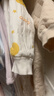 迪士尼嬰兒衣服60g新生幼兒連體衣夾棉滿(mǎn)月寶寶爬爬服百天睡衣春秋冬季 曬單實(shí)拍圖