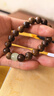 木手串盤(pán)玩男生金絲玉沉水級手鏈檀香文玩佛珠金絲楠木手串 【10mm】金絲檀 曬單實(shí)拍圖