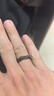 黑曜石戒指適合手粗的女可水洗小眾設計師款感 普通包裝-C72 黑色戒指7號【周長(cháng)53.38mm】 曬單實(shí)拍圖