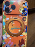 迪士尼（Disney）瘋狂動(dòng)物城蘋(píng)果手機殼磁吸帶支架朱迪狐尼克情侶旋轉指環(huán)扣支點(diǎn)殼適用男女款鏡頭全包防摔保護套 橙色支架【星宇橙色】尼克朱迪-ZBL10268GA iPhone17ProMax 曬單實(shí)拍圖