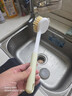 LYNN長(cháng)柄洗鍋刷鍋刷子 植物劍麻去油污不掉毛廚房清潔刷鍋神器1把 曬單實(shí)拍圖
