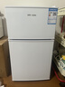 HYUNDAI（韓國現代）小冰箱迷你小型家用冷藏冷凍宿舍出租房辦公室雙開(kāi)門(mén)二門(mén)電冰箱節能省電 68L白【一級能效+租房必備】 曬單實(shí)拍圖