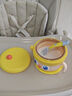皇寵大眼萌寶寶輔食碗 兒童注水保溫碗吸盤(pán)碗 PPSU餐具克洛黃 曬單實(shí)拍圖