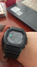 卡西歐（CASIO）G-SHOCK系列經(jīng)典小方塊街頭時(shí)尚運動(dòng)防水防震方形手表男送禮推薦 小黑圈GW-M5610U-1B太陽(yáng)能+電波 曬單實(shí)拍圖