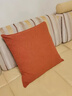 巧品現代簡(jiǎn)約沙發(fā)抱枕客廳輕奢高級感一套純色燈芯絨大號靠枕方形床頭 焦糖色 50cm*50cm 枕套 (抱枕含芯) 曬單實(shí)拍圖