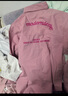 左西女童襯衫外套春秋款兒童上衣2026新款女大童長(cháng)袖襯衣潮 粉色 130 曬單實(shí)拍圖