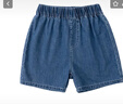 嘟嘟家寶寶牛仔褲夏季兒童短褲新款男童褲子洋氣女童休閑褲夏裝潮童裝 藍色 110 曬單實(shí)拍圖