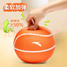 安踏（ANTA）靜音球兒童布藝7號彈力球家用無(wú)聲玩具球防掉渣室內拍拍球 橙色 曬單實(shí)拍圖