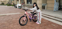 鳳凰官方旗艦店兒童自行車(chē)男女變速青少年學(xué)生山地車(chē)碟剎賽車(chē) 星際 粉紫【變速】輻條輪 22寸【適合130-170cm】 曬單實(shí)拍圖