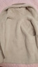 百圖betu女裝冬季新款短外套皮毛一體仿羊羔絨保暖外套女2411T65 卡其色 S 曬單實(shí)拍圖