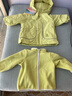 巴拉巴拉兒童外套女童男小童棉服新款童裝秋冬裝兩件套加厚棉衣衣服 黃綠捉迷藏小熊41172 90 曬單實(shí)拍圖