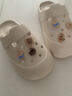利達妮（TZLDN）eva洞洞鞋女士外穿防滑夏季防臭踩屎感家居家用沙灘涼鞋包頭拖鞋 小熊基地(12個(gè)) 38-39 【標準碼】 曬單實(shí)拍圖