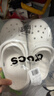 卡駱馳（CROCS）貝雅云彩女士洞洞鞋休閑鞋|208186  白色-100    35 (220mm)   曬單實(shí)拍圖