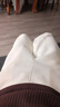 蕉內【劉浩存同款】非常褲505Regular女士空氣棉香蕉闊腿衛褲休閑女褲 【劉浩存同款】牙白 S 曬單實(shí)拍圖