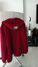 啄木鳥(niǎo)虧本處理媽媽裝燈芯絨短外套女2025秋冬保暖新款加絨開(kāi)衫 酒紅色加厚 加絨 3XL 建議130-145斤 曬單實(shí)拍圖