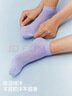 蕉內涼皮332Cool女士襪子10A抗菌防臭網(wǎng)眼冰絲透氣春夏船襪短筒襪4雙 【短筒】奶油藍+云杉綠+桉粉+萱紫 均碼 曬單實(shí)拍圖