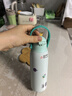 樂(lè )扣樂(lè )扣（LOCK&LOCK）兒童保溫杯水杯直飲學(xué)生帶提環(huán)便攜水壺316L不銹鋼薄荷綠520ML 曬單實(shí)拍圖