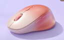 B.O.W航世 MD197無(wú)線(xiàn)藍牙鼠標 電腦筆記本手機平板通用女辦公便攜人體工學(xué)靜音垂直鼠標 漸變粉 曬單實(shí)拍圖