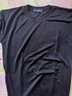 單位保安作訓(xùn)T恤體能服夏季圓領(lǐng)短袖絲光棉大碼執(zhí)勤t衫短袖訓(xùn)練衫 萊卡棉短袖 胸口黑色刺繡 4XL 曬單實拍圖