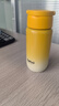 Debo德鉑保溫杯女小巧便攜316不銹鋼兒童學(xué)生高顏值迷你口袋杯子 漸變黃 曬單實(shí)拍圖