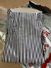 納維凱爾意大利小帆船26春款女士全棉長(cháng)袖襯衫色織條紋休閑襯衣2333045506 曬單實(shí)拍圖