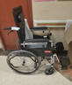魚(yú)躍(yuwell)手動(dòng)輪椅車(chē)H059B老人半躺護理型帶坐便椅餐板鋼管可折疊 曬單實(shí)拍圖