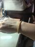中國珠寶（Sino gem）古法黃金手串女士足金轉運珠手鏈串珠生日情人節禮物送女朋友老婆 足金轉運珠手串+品牌禮盒 金重約2.1g 該商品支持復檢（克重多退少補） 曬單實(shí)拍圖