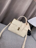 零度Zero包包女包奢侈品2026年新款女士單肩手提包送老婆女友生日禮物 米白色 曬單實(shí)拍圖