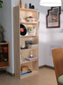 千禧華府書(shū)架立式落地實(shí)木書(shū)架書(shū)柜落地一體靠墻兒童置物架客廳飄窗柜六層 曬單實(shí)拍圖