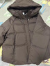 雪中飛新款女士短款羽絨服潮流休閑風(fēng)小個(gè)子加長(cháng)外套舒適溫暖 咖啡色|7217 M 160 曬單實(shí)拍圖