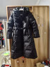 VEROMODA羽絨服女季新款90白鴨絨連帽羽絨服325412012 黑色 XS 曬單實(shí)拍圖