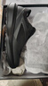 百麗厚底增高4cm健步鞋男鞋旋鈕扣耐磨休閑運動(dòng)鞋A2123 煙晶黑 42 曬單實(shí)拍圖
